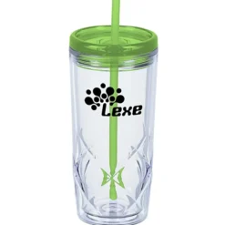 Refresh Simplex Tumbler with Straw - 16 oz - Clear