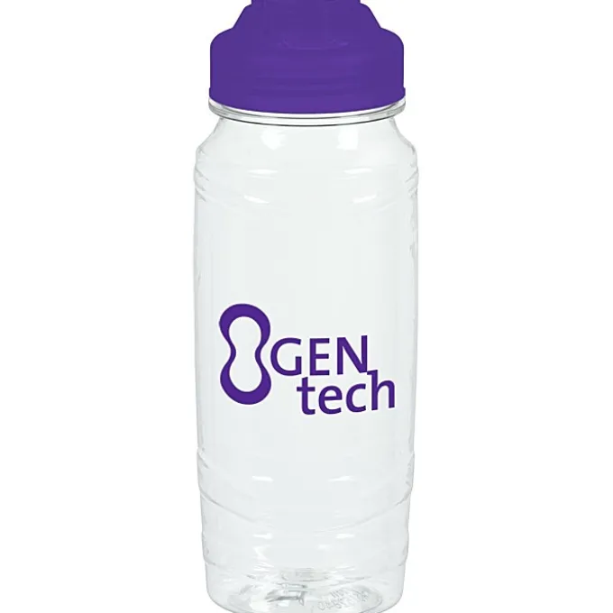 Refresh Surge Water Bottle with Flip Lid - 24 oz - Clear
