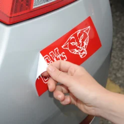 Removable Vinyl Bumper Sticker - 3 inches x 9 inches