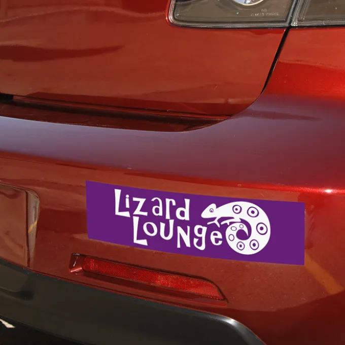 Removable Vinyl Bumper Sticker - 3 x 11-1/2 inches