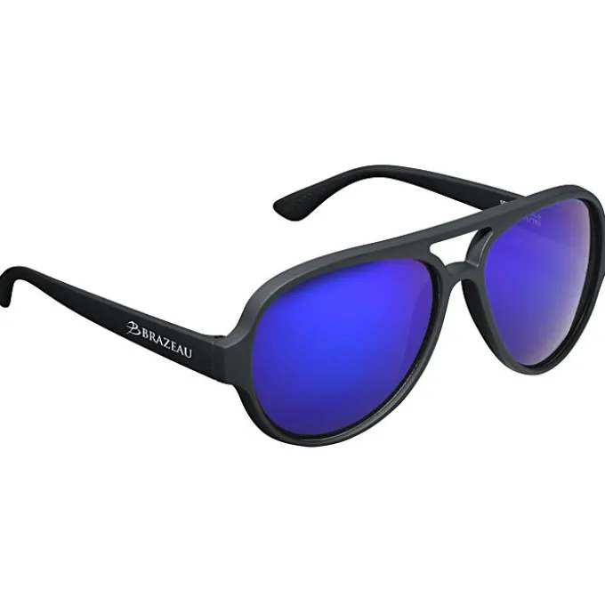 Renew Aviator Sunglasses with Rubberized Frames - 24 hr