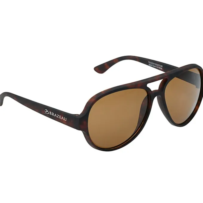 Renew Aviator Sunglasses with Rubberized Frames - 24 hr