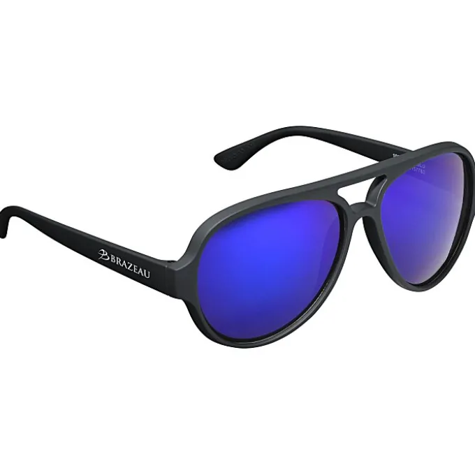 Renew Aviator Sunglasses with Rubberized Frames - 24 hr