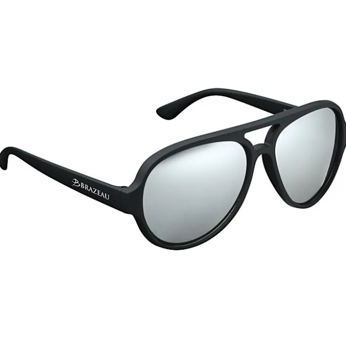 Renew Aviator Sunglasses with Rubberized Frames - 24 hr