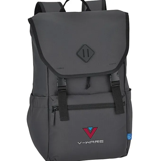 Repreve Our Ocean Laptop Rucksack Backpack - Embroidered
