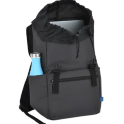 Repreve Our Ocean Laptop Rucksack Backpack - Embroidered