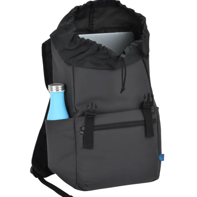 Repreve Our Ocean Laptop Rucksack Backpack - Embroidered