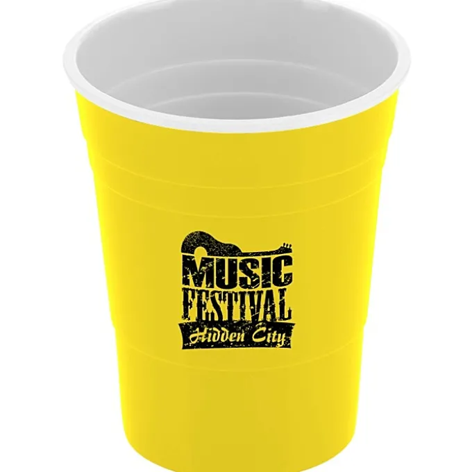 Reusable Plastic Party Cup - 16 oz - 24 hr