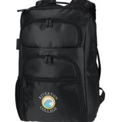 RFID Laptop Backpack - Embroidered