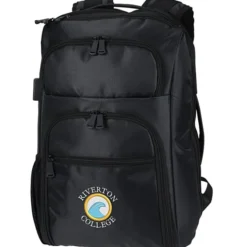 RFID Laptop Backpack - Embroidered