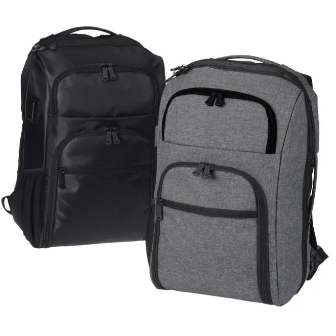 RFID Laptop Backpack - Embroidered- 24 hr
