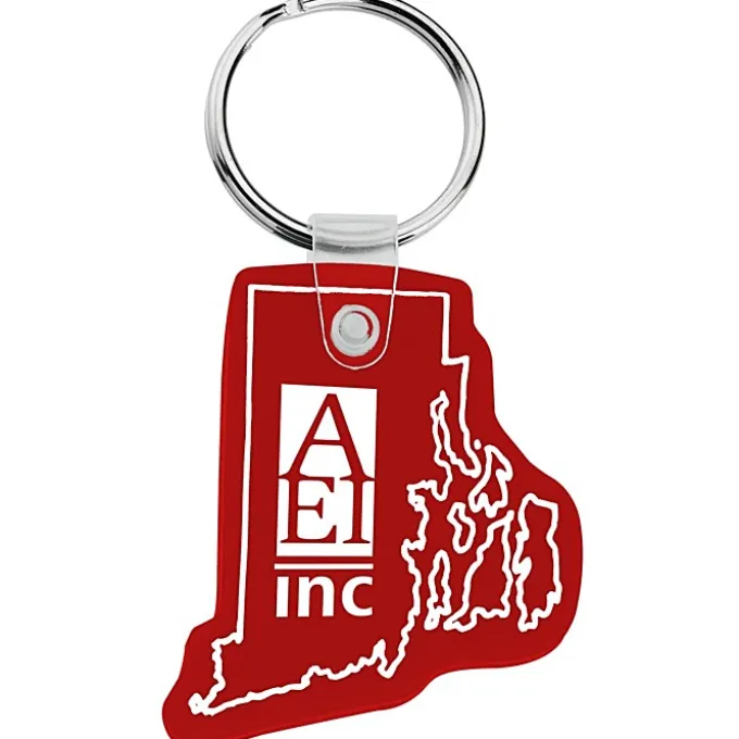 Rhode Island Soft Keychain - Opaque