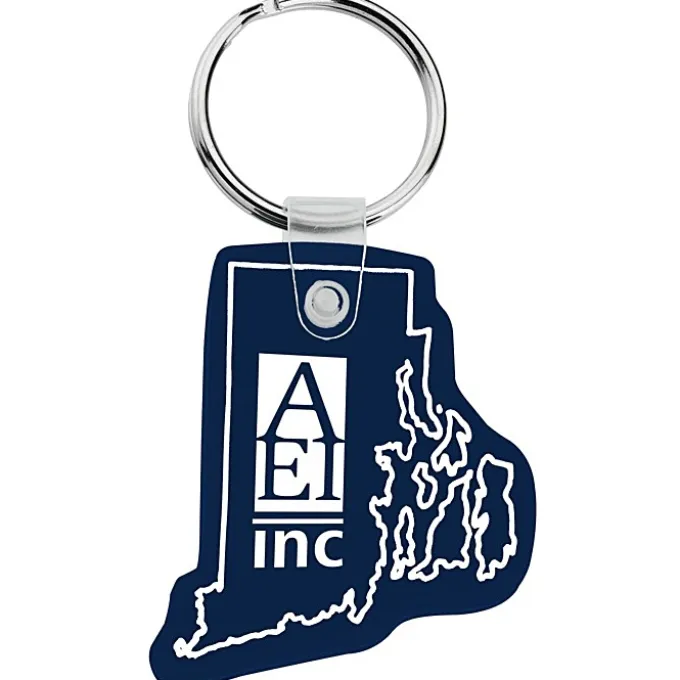 Rhode Island Soft Keychain - Opaque