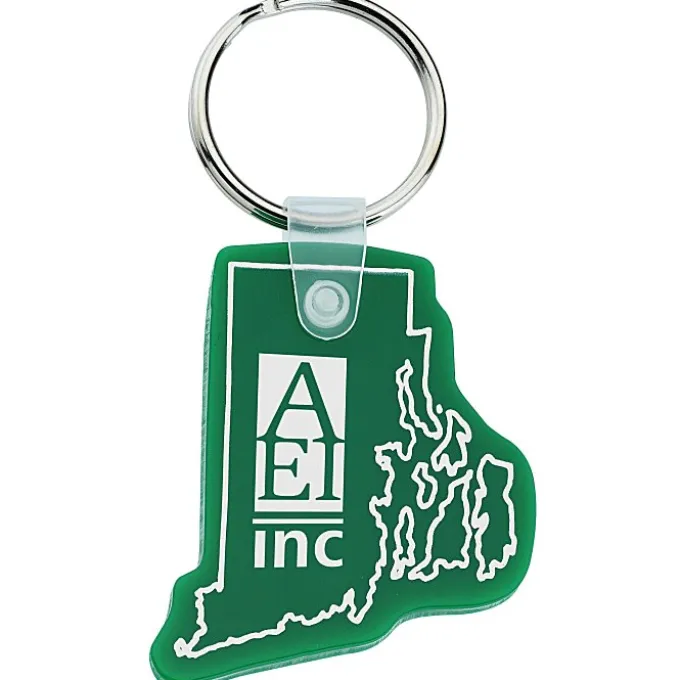 Rhode Island Soft Keychain - Opaque