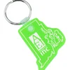 Rhode Island Soft Keychain - Translucent