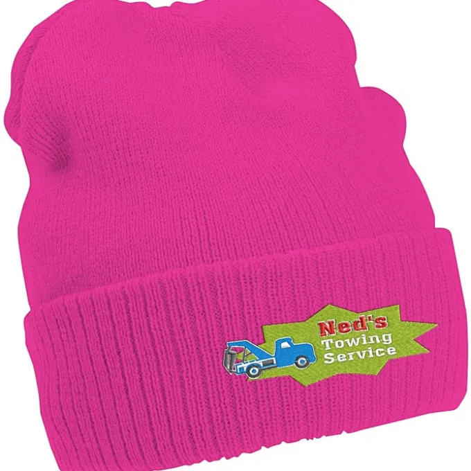 Rib Knit Beanie with Cuff