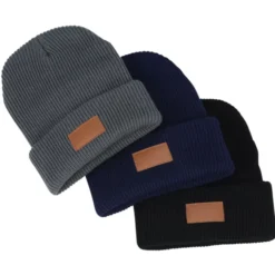 Rib Knit Cuffed Beanie
