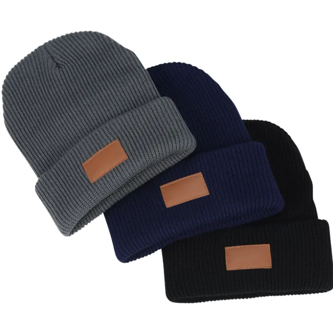 Rib Knit Cuffed Beanie