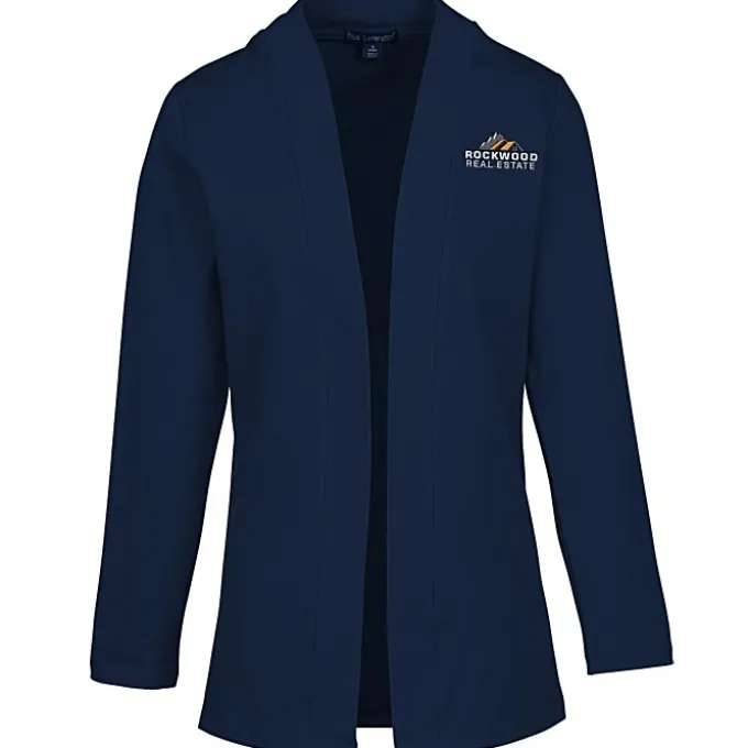Rib Knit Open Cardigan - Ladies'