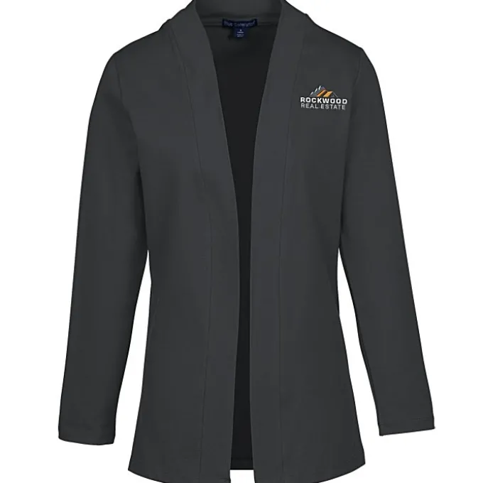 Rib Knit Open Cardigan - Ladies'