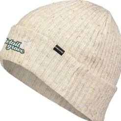 Rib Knit Tweed Beanie
