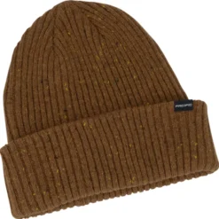 Rib Knit Tweed Beanie