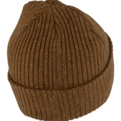 Rib Knit Tweed Beanie