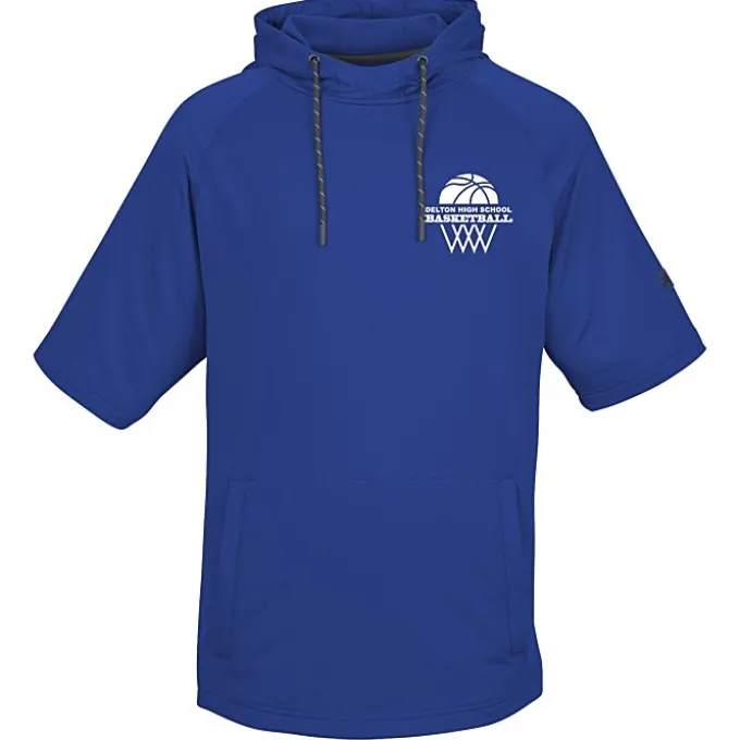 Richardson Charge Performance Fleece Short Sleeve Hoodie