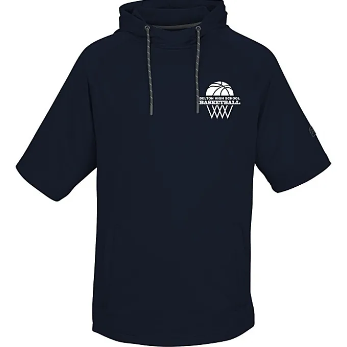 Richardson Charge Performance Fleece Short Sleeve Hoodie