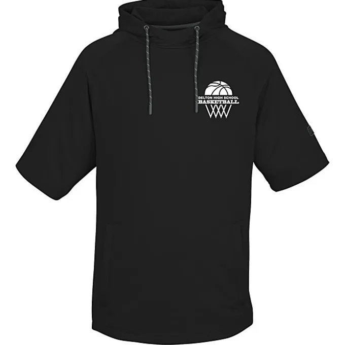 Richardson Charge Performance Fleece Short Sleeve Hoodie