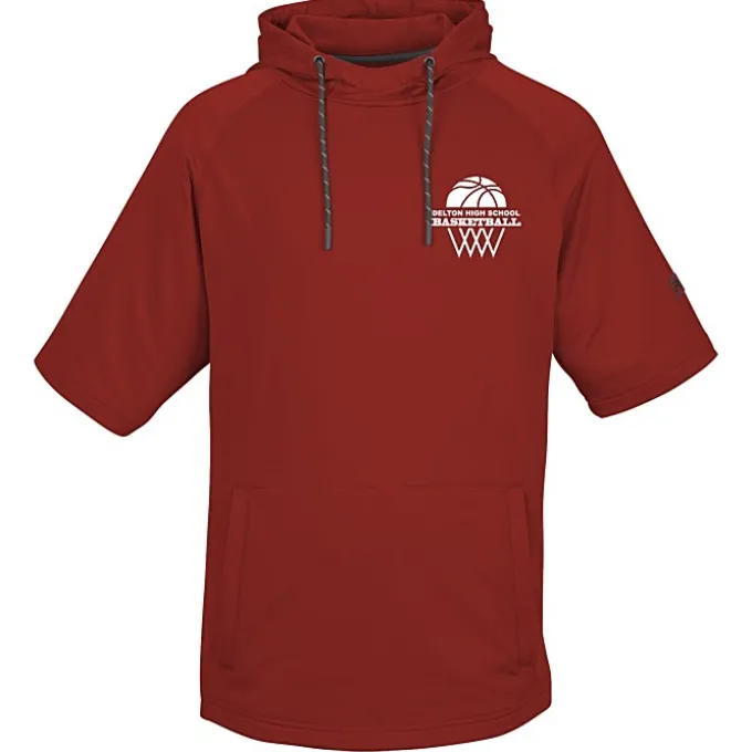 Richardson Charge Performance Fleece Short Sleeve Hoodie