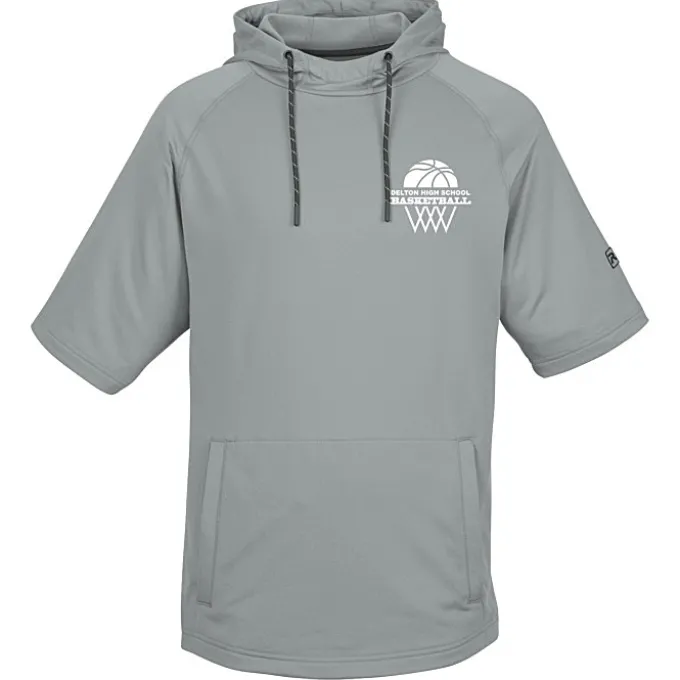 Richardson Charge Performance Fleece Short Sleeve Hoodie