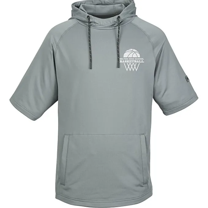 Richardson Charge Performance Fleece Short Sleeve Hoodie