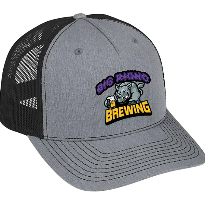 Richardson Five Panel Snapback Trucker Cap - Full Color