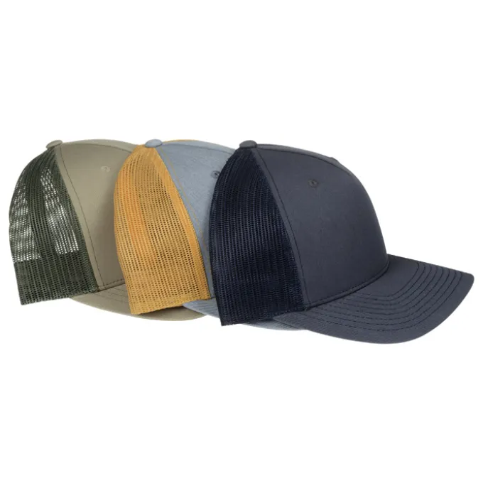 Richardson Five Panel Snapback Trucker Cap - Full Color