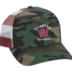 Richardson Printed Mesh Back Trucker Cap - FLAG