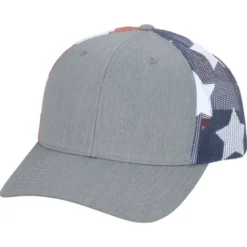 Richardson Printed Mesh Back Trucker Cap - FLAG