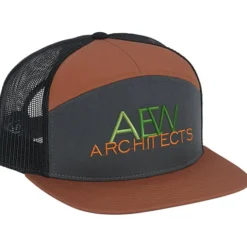 Richardson Seven-Panel Trucker Cap - Tri-Color