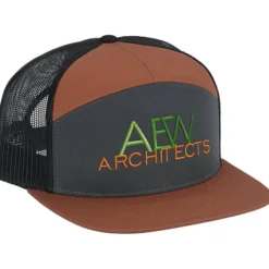 Richardson Seven-Panel Trucker Cap - Tri-Color