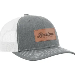 Richardson Trucker Snapback Cap - Laser Engraved Patch - 24 hr