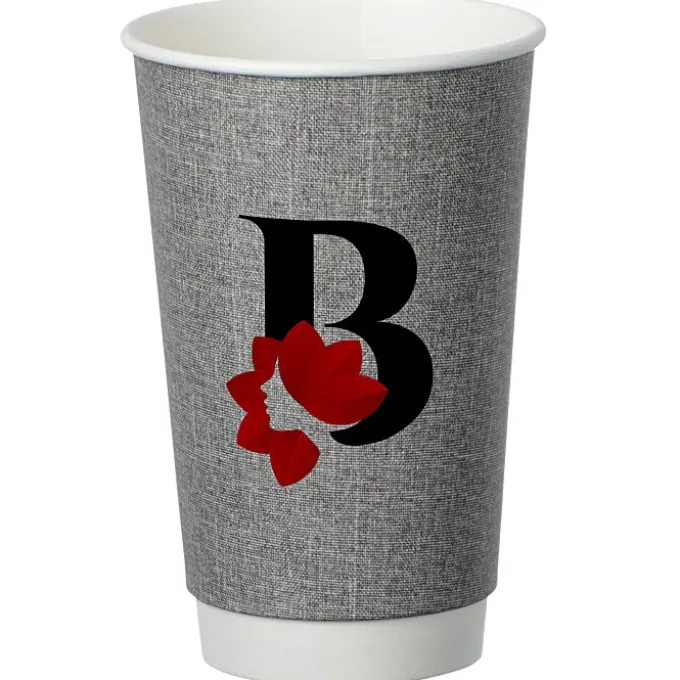 Ridge Full Color Insulated Paper Cup - 16 oz.