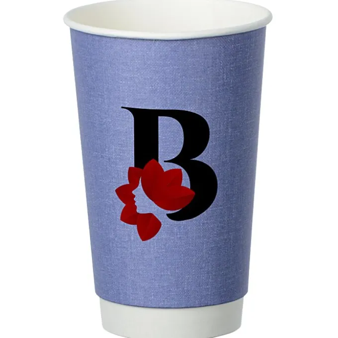 Ridge Full Color Insulated Paper Cup - 16 oz.