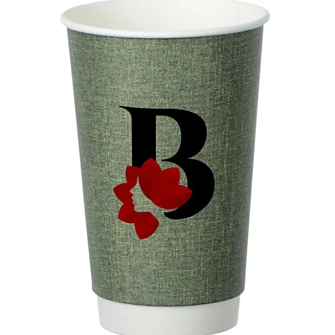 Ridge Full Color Insulated Paper Cup - 16 oz.