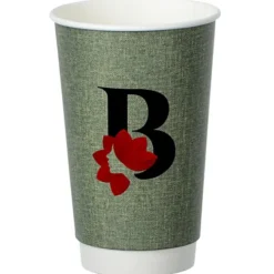 Ridge Full Color Insulated Paper Cup - 16 oz.