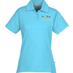 Ringspun Combed Cotton Jersey Polo - Ladies' - Embroidered