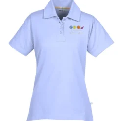 Ringspun Combed Cotton Jersey Polo - Ladies' - Embroidered