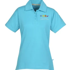 Ringspun Combed Cotton Jersey Polo - Ladies' - Embroidered