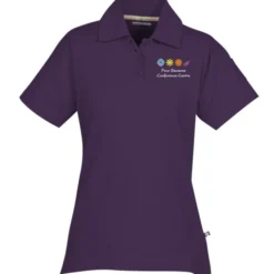 Ringspun Combed Cotton Jersey Polo - Ladies' - Embroidered