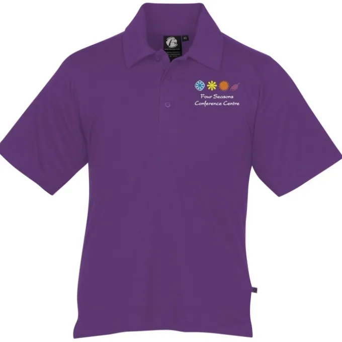 Ringspun Combed Cotton Jersey Polo - Men's - Embroidered - 24 hr