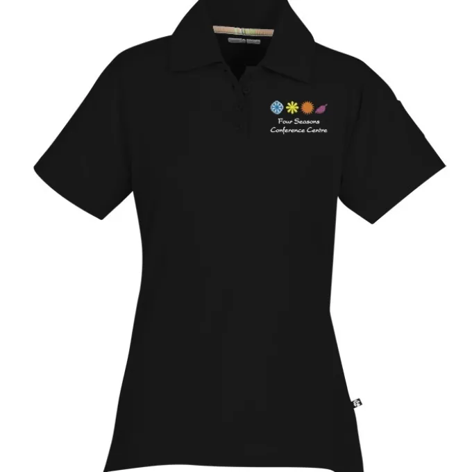 Ringspun Combed Cotton Jersey Polo - Ladies' - Embroidered - 24 hr